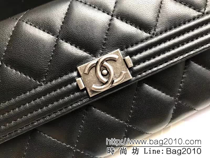 CHANEL香奈兒 海外原單走私貨 進口綿羊皮 女款長錢包 A80286  DJC2496